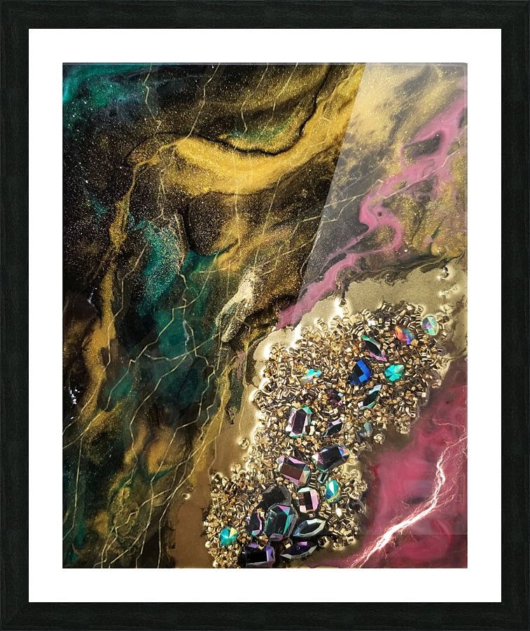 Dazzle  Mystrery Picture Frame print