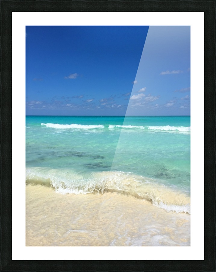 Blue Ocean Picture Frame print