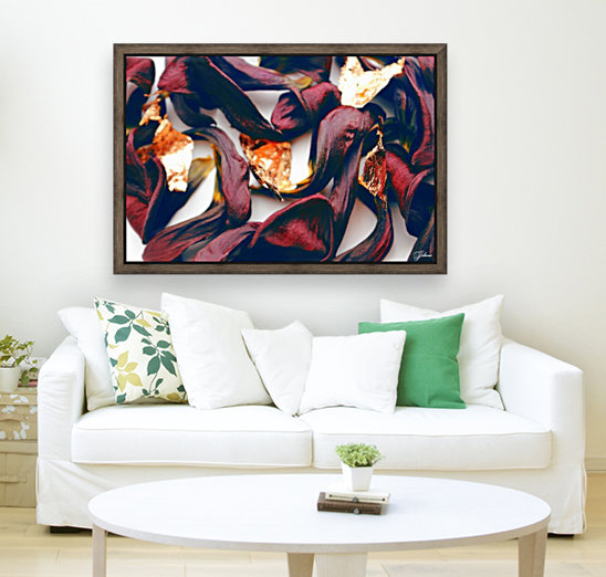 Burgundy Tulip Reproduction