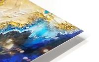 Blue Map HD Metal print