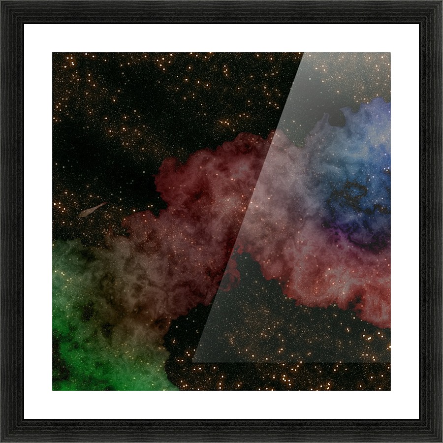 RGB Space Picture Frame print