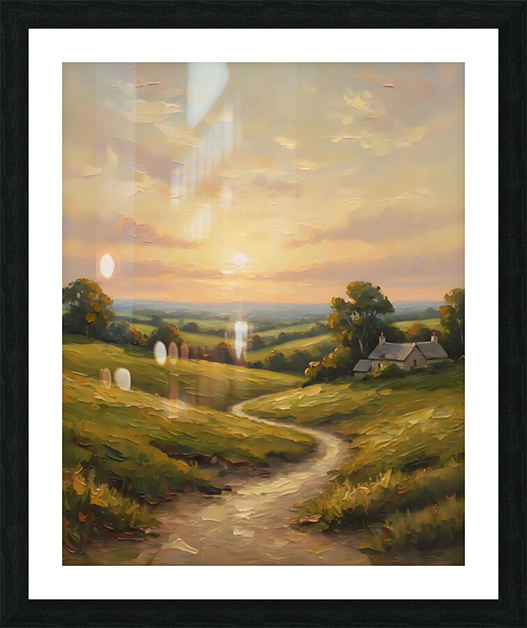 Mountain  Picture Frame print