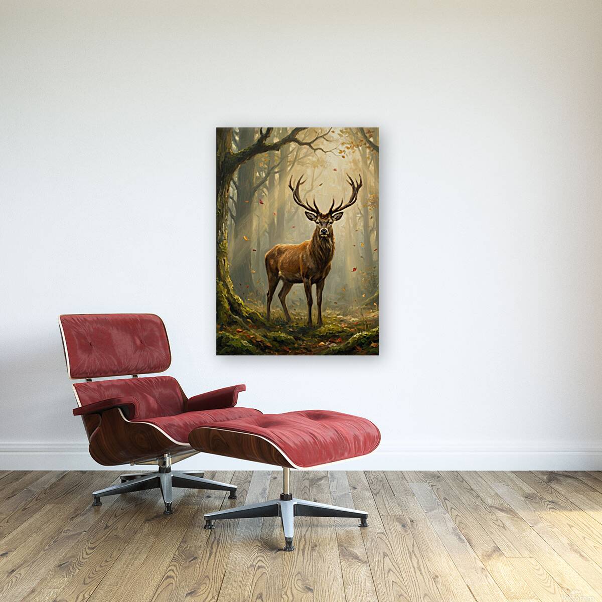 deer in the forest Reproduction