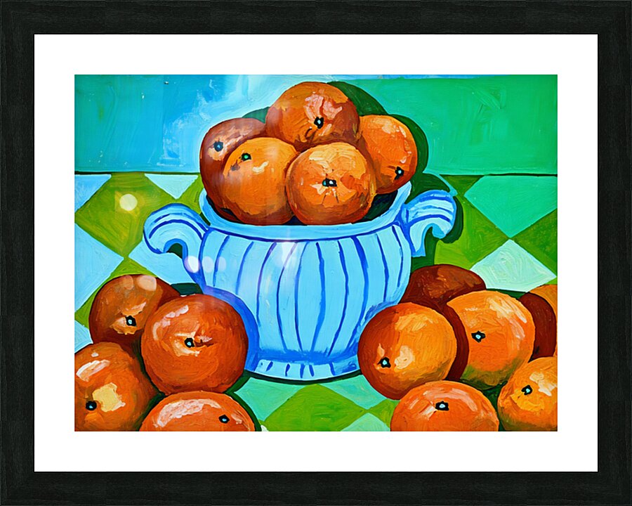 African Art Painting 17 oranges by African Art
