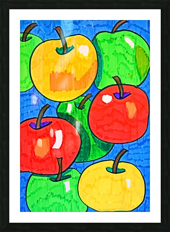 African Art painting 21 Apples by African Art