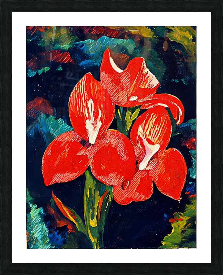 African Art Painting 34 flowers by African Art