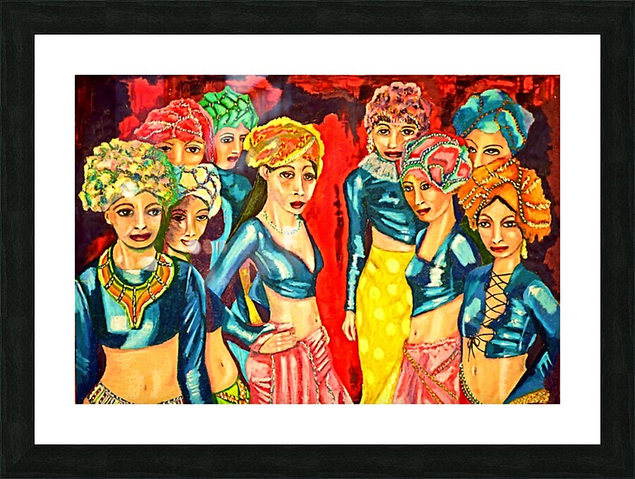 African Art Painting 49 dancers by African Art