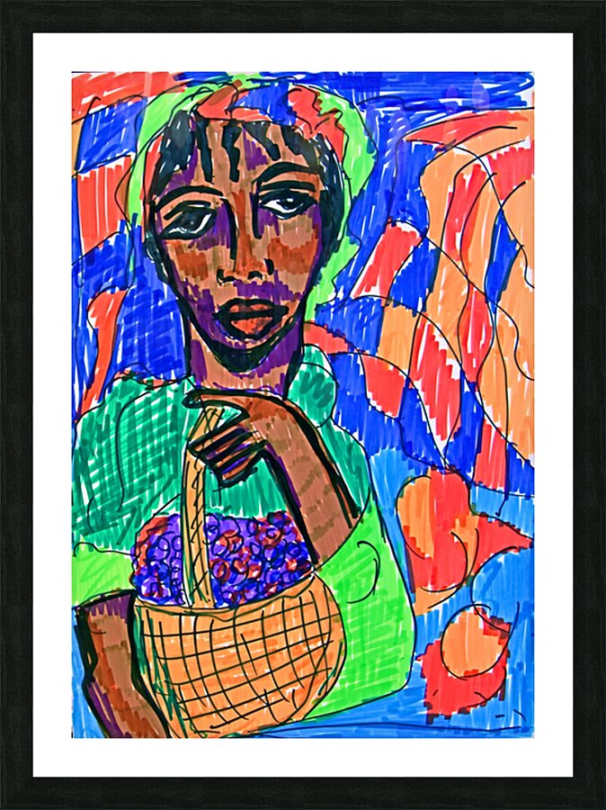 African Art painting 53 portrait by African Art