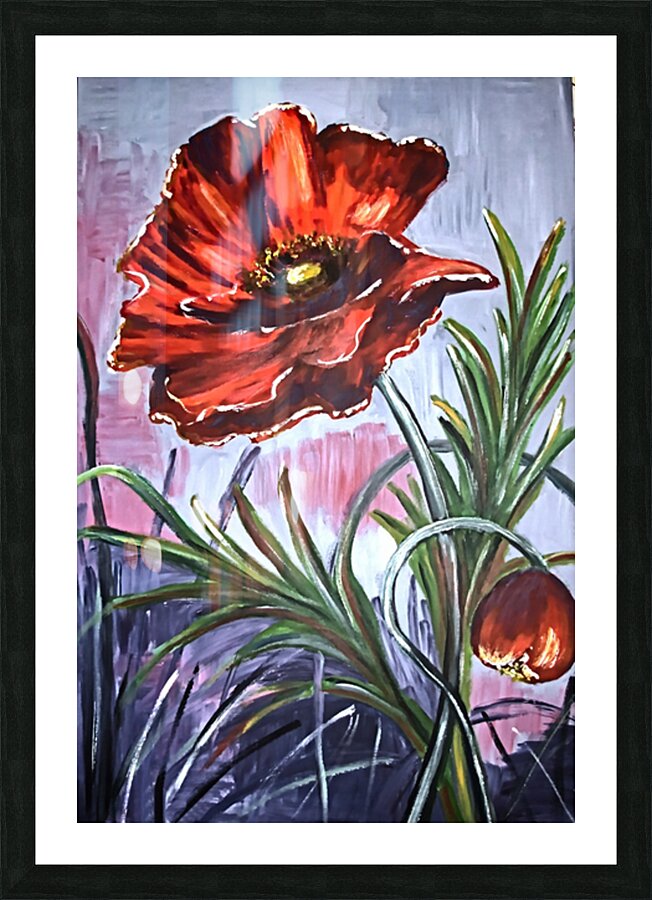 African Art painting 139 poppy by African Art