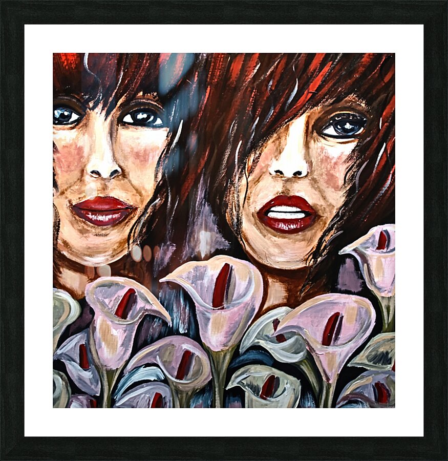 African Art painting 148 women flowers by African Art