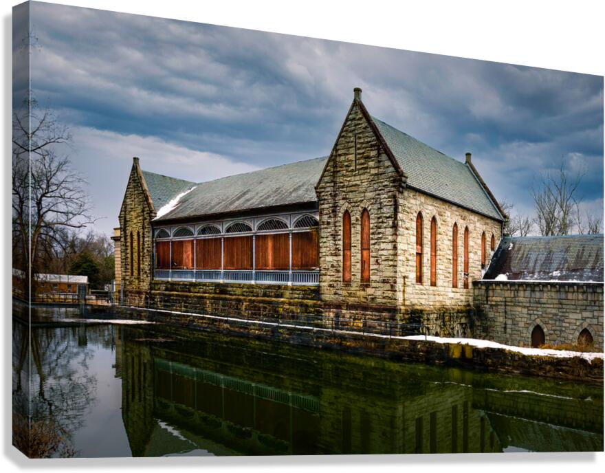 Old Pumphouse Canvas Print