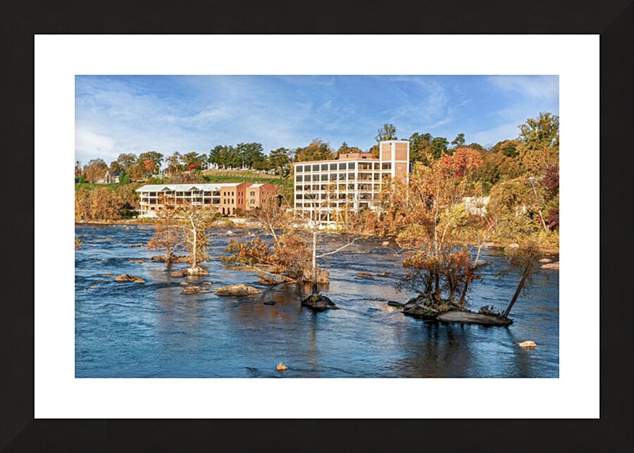 Autumn Along The James River Picture Frame print