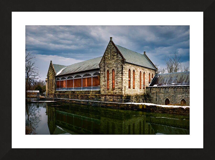 Old Pumphouse Picture Frame print