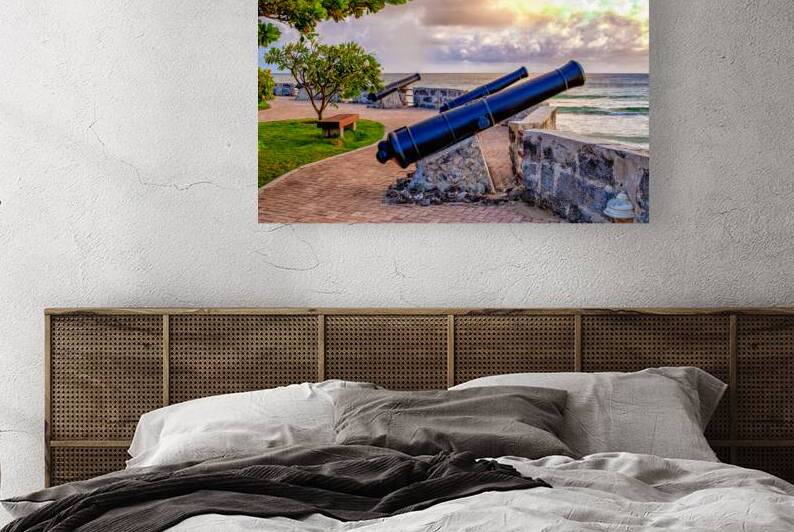 Charles Fort Needhams Point Barbados - Circa 2009.  Charles Fort was erected in 1650 and is the largest of the forts built around the island that were used to defend it from enemy forces. by Eric Franks