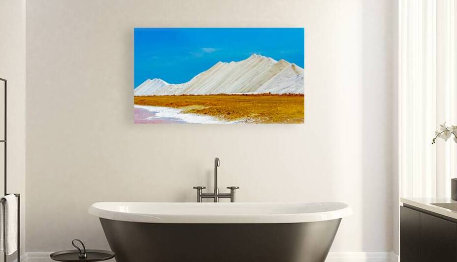 Bonair s Salt Mountains by Eric Franks