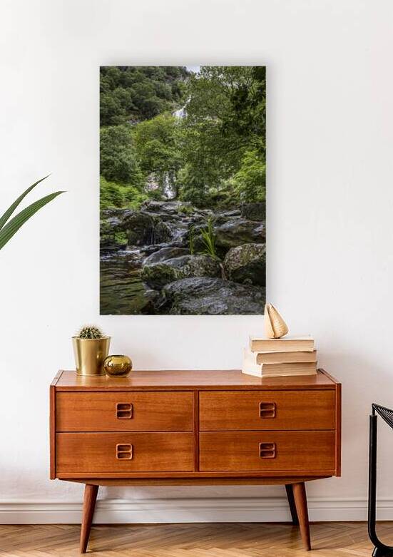 Powerscourt waterfall Enniskerry Co Wicklow Ireland  Circa 2025.Powerscourt Waterfall is the second highest waterfall in Ireland at 121 metres high it is located at the base of Glensoulan on the River Dargle near Enniskerry County Wicklow. Powerscourt is  by Eric Franks