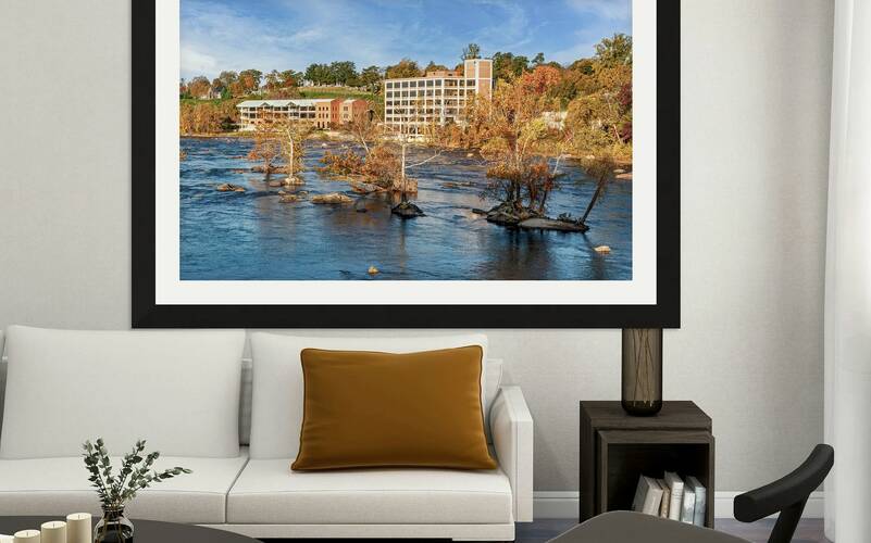 Autumn Along The James River Reproduction