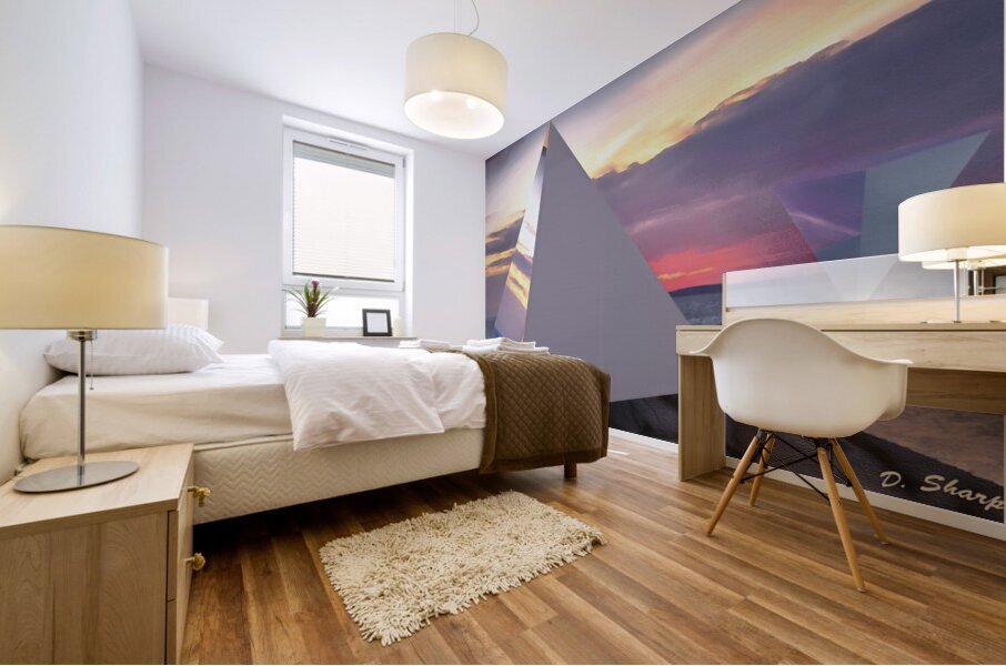 Reality and Illusion Mural print