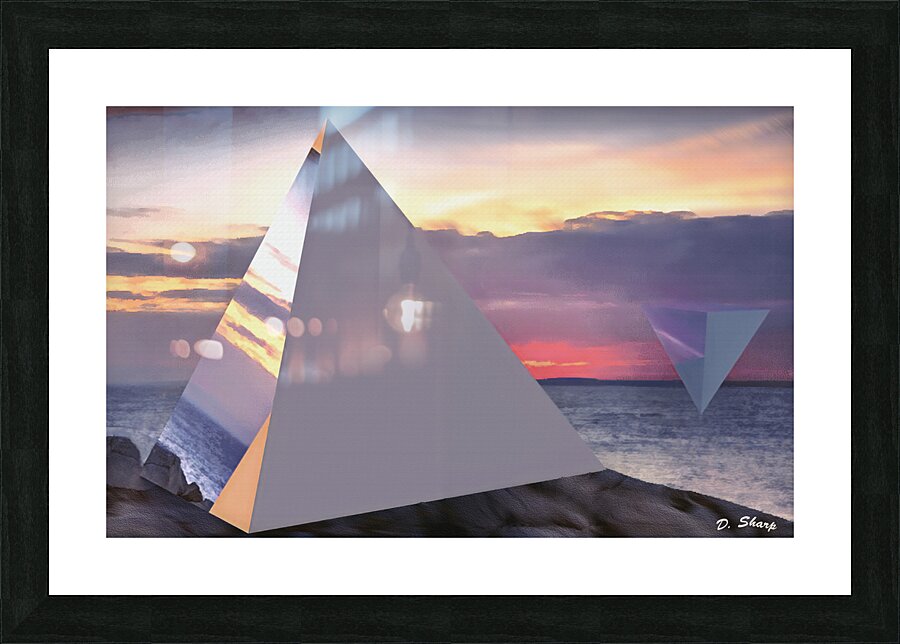 Reality and Illusion Picture Frame print