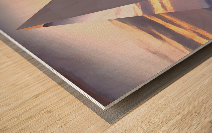 Reality and Illusion Wood print