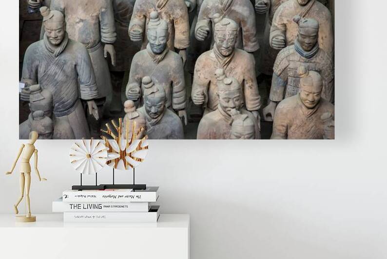 Excavated sculptures of the Terracotta Army in Xian China by Mirko Kuzmanovic