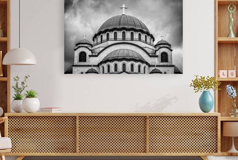 Saint Sava Orthodox Christian church in Belgrade capital of Serbia by Mirko Kuzmanovic
