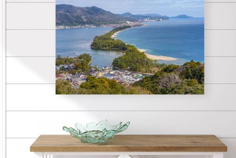 Amanohashidate on the Sea of Japan in north Kyoto prefecture one of the top three scenic views in Japan by Mirko Kuzmanovic
