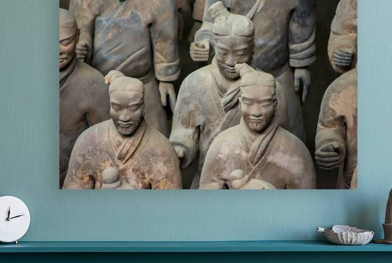 Excavated sculptures of the Terracotta Army in Xian China by Mirko Kuzmanovic