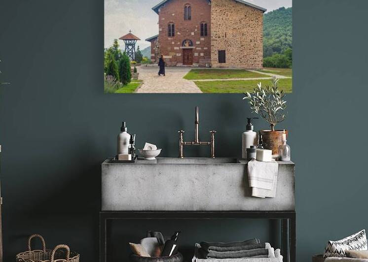 Banjska Monastery Serbian orthodox church in Kosovo and Metohija Serbia by Mirko Kuzmanovic