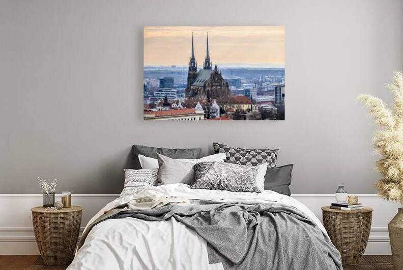 Cathedral of Saints Peter and Paul Roman Catholic cathedral in Brno Czech Republic  by Mirko Kuzmanovic