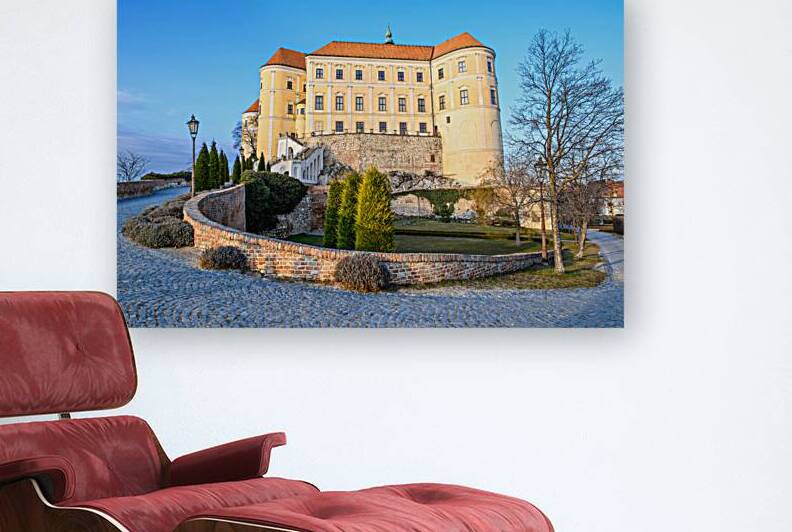 Mikulov Castle in the town of Mikulov in South Moravia Czech Republic by Mirko Kuzmanovic