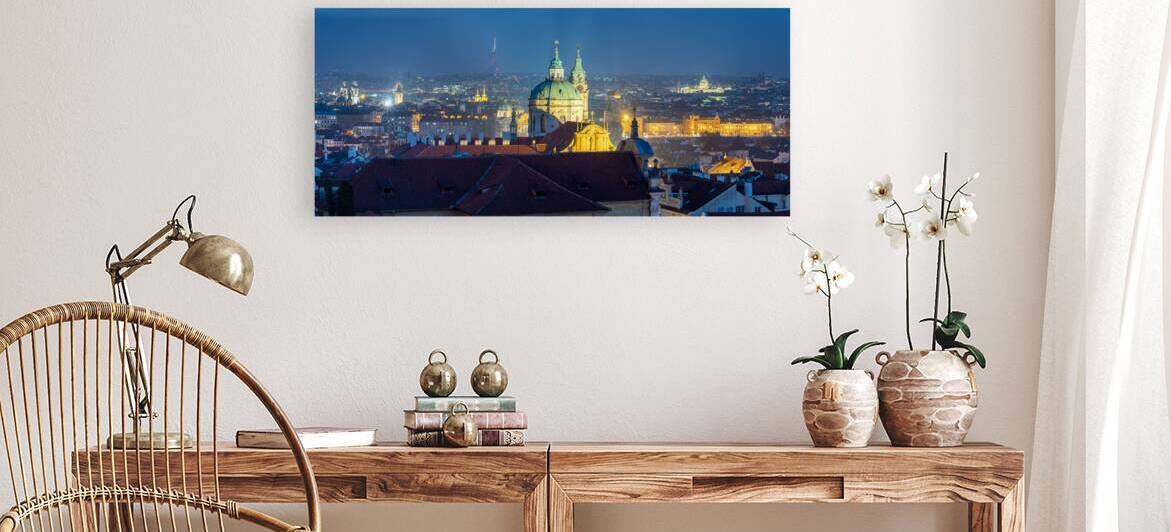 Cityscape view of Prague capital city of Czech Republic by Mirko Kuzmanovic