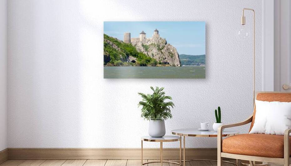 Golubac medieval fortress on the Danube river in Serbia by Mirko Kuzmanovic