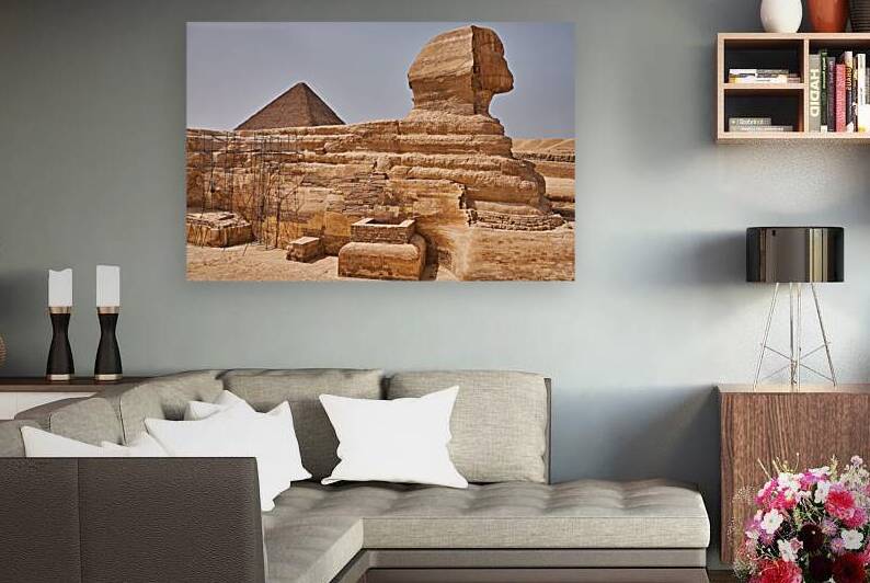 Great Sphinx of Giza on the Giza Plateau in Cairo Egypt by Mirko Kuzmanovic