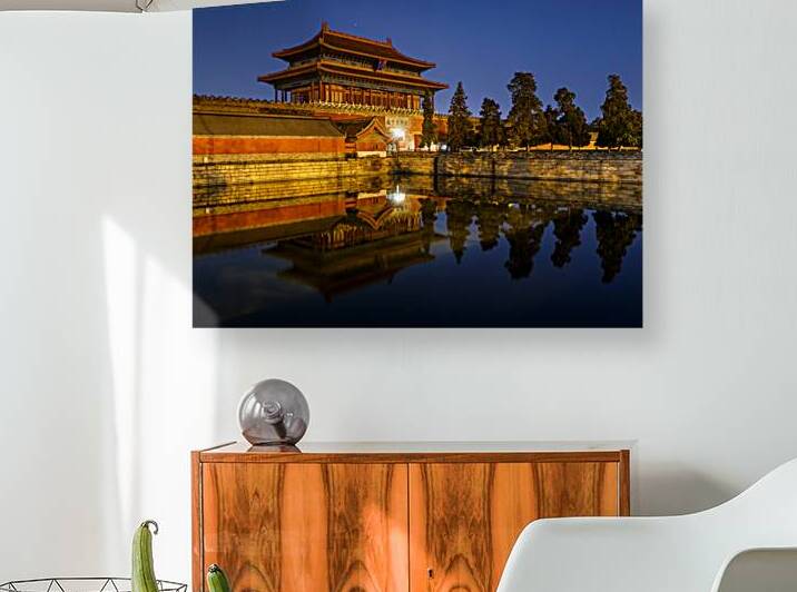 North exit gate of the Forbidden City Palace Museum in Beijing China by Mirko Kuzmanovic