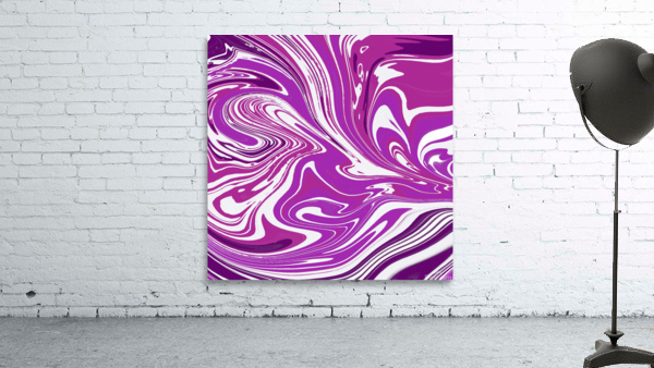 Berries and Cream Acrylic pour Wall Preview