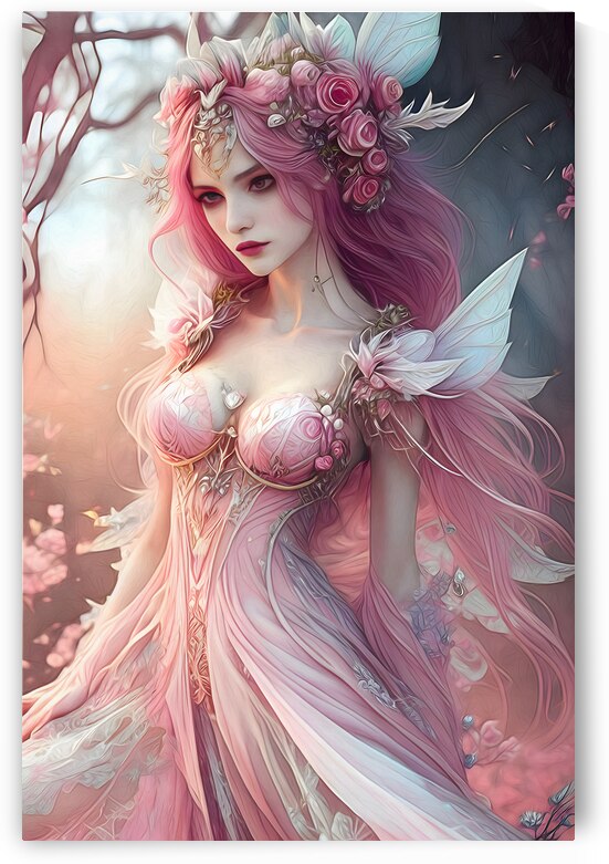 Whispers of Magic: Pastel Pink Fae by Leigh Evalynn