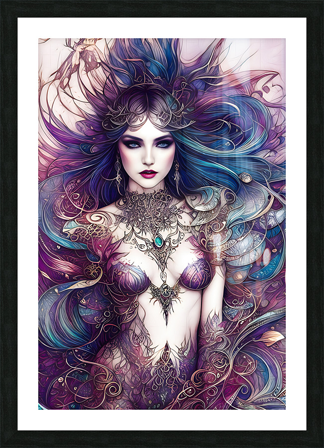 Mermaid 1 Picture Frame print