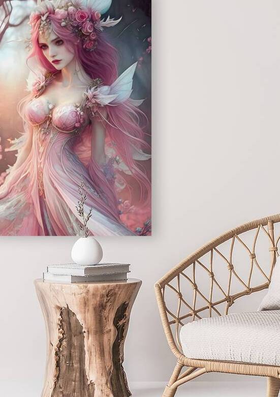 Whispers of Magic: Pastel Pink Fae by Leigh Evalynn