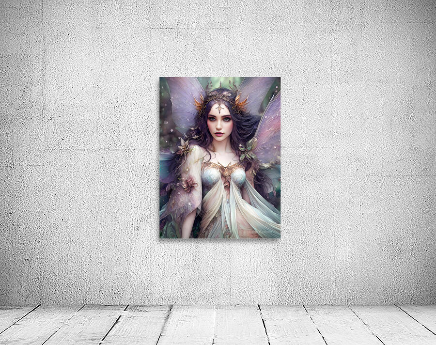 Enchanting Whispers: Forest Fairy Fantasy in Art by Leigh Evalynn Wall Art