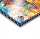 Sellers in village market Acrylic print