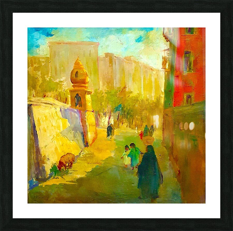Shrine in a Village Picture Frame print