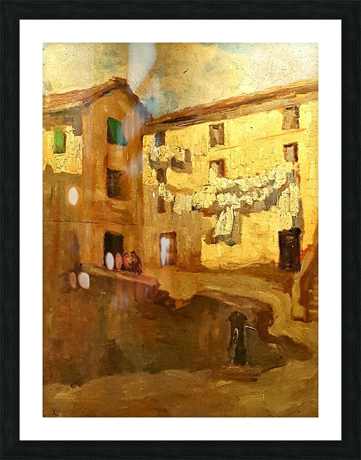 Rome - Houses Picture Frame print