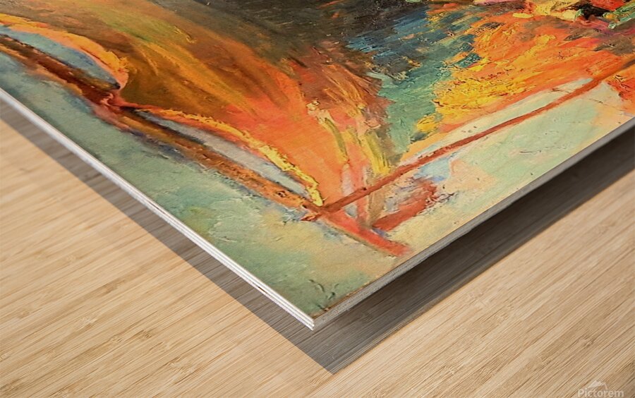 El Mouled reunion Wood print