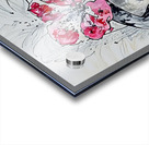 ArtXcl 334 portrait woman red lips flower pencil Acrylic print