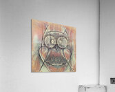 ArtXcl 306 owl pencil sketch Acrylic Print