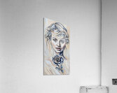 ArtXcl 337 woman with rose Acrylic Print