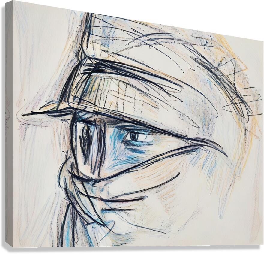 ArtXcl 403 eye-petre-pencil Canvas Print