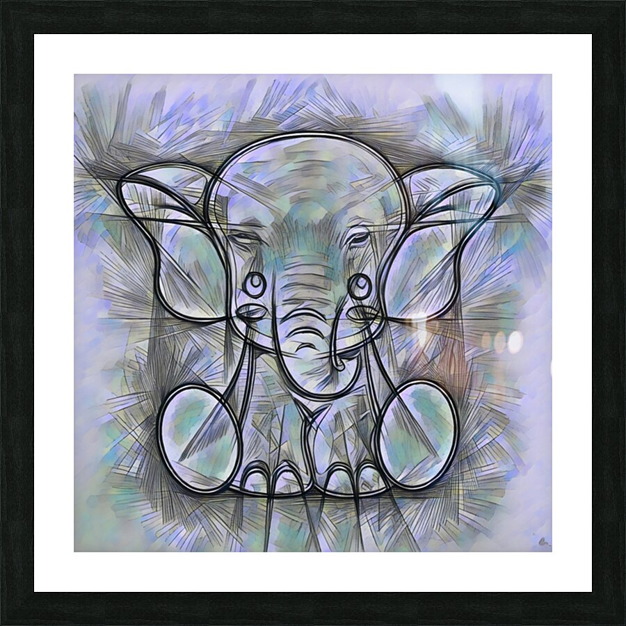 ArtXcl 357 elephant Picture Frame Printing