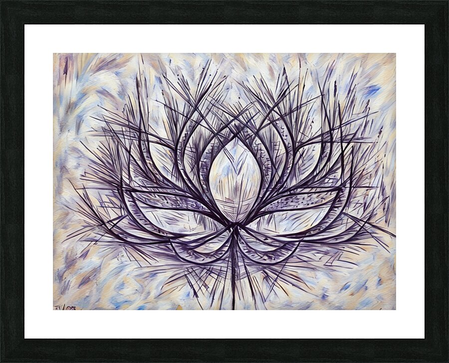 ArtXcl 413 water-lily Picture Frame Printing